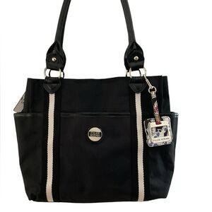 TYLER RODAN Women’s Bag Black Tote/Sachel Double Handle w/Umbrella NWT